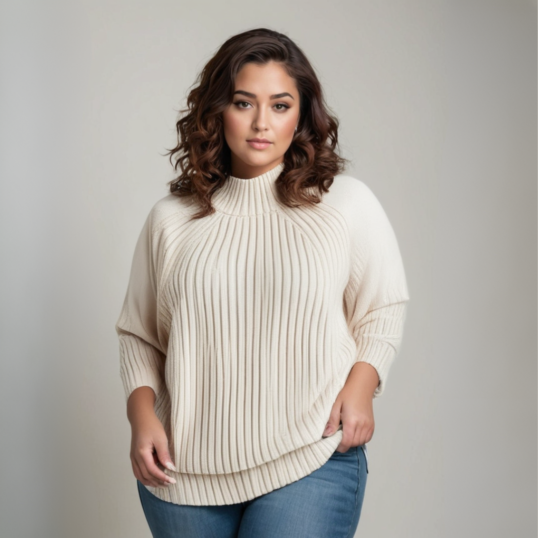 Women’s Ribbed Winter Turtleneck Sweater
