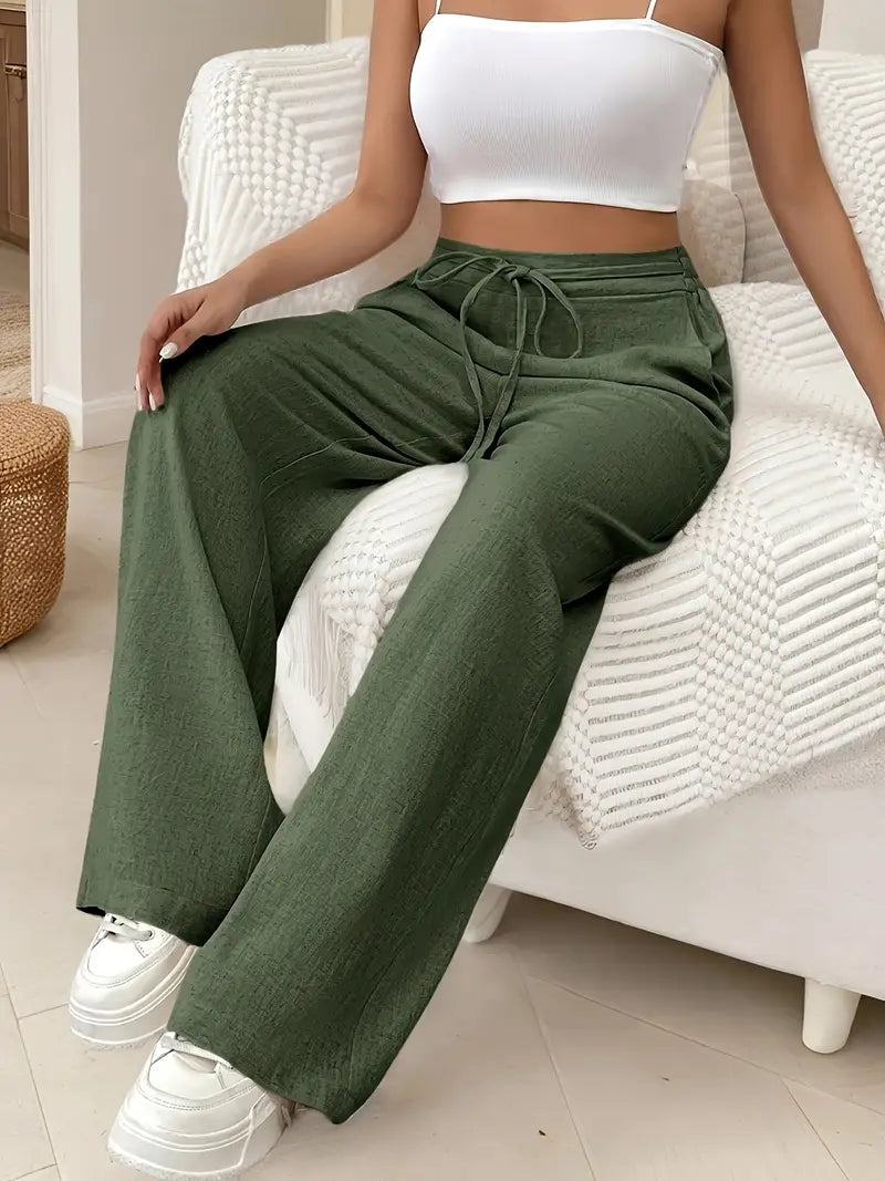 Women’s Wide Linen Pants