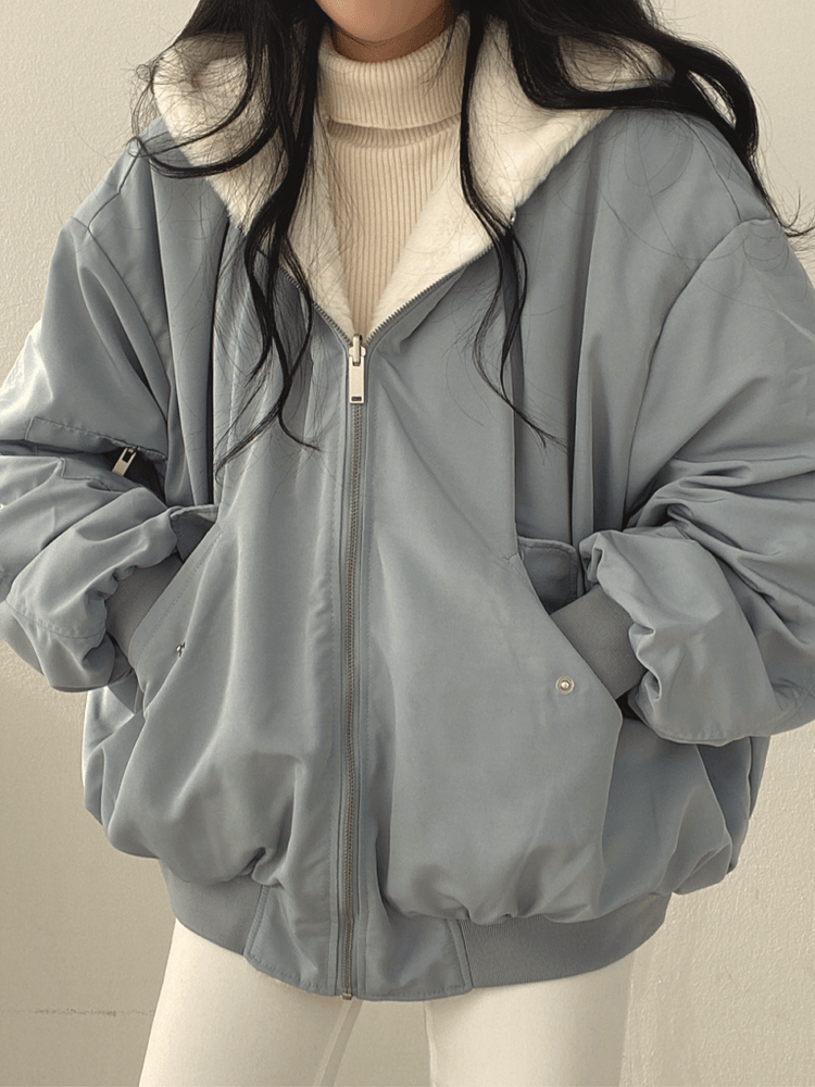 Women’s Double-Sided Hooded Coat