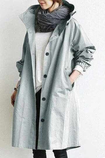 Women’s Buttoned Trench Coat