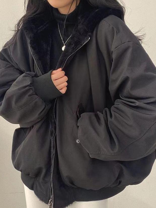 Women’s Double-Sided Hooded Coat