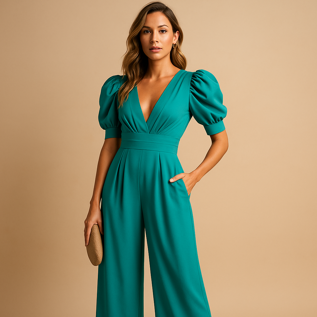 Women’s Elegant Full-Length Jumpsuit