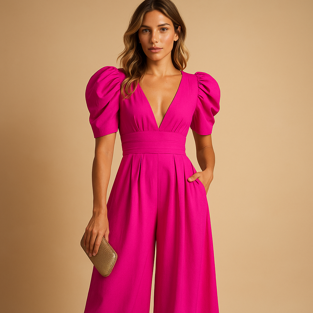 Women’s Elegant Full-Length Jumpsuit