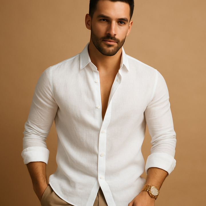 Men’s Shirt with Straight Cut